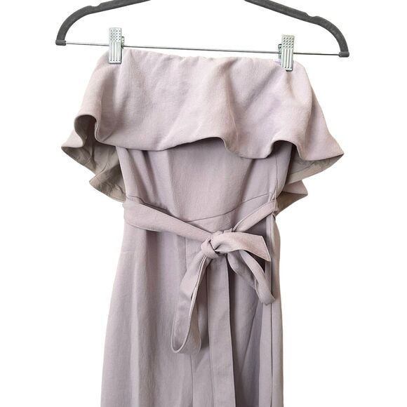 ARITZIA Babaton Strapless Cropped Jumpsuit Sz 2 - Picture 3 of 5